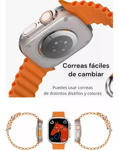 Reloj inteligente Ultra + 7 correas