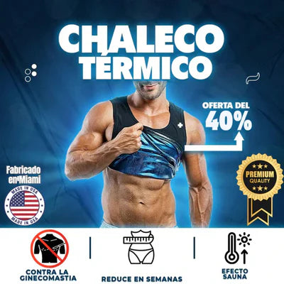 Chaleco Faja Quemador de Grasa Hombre